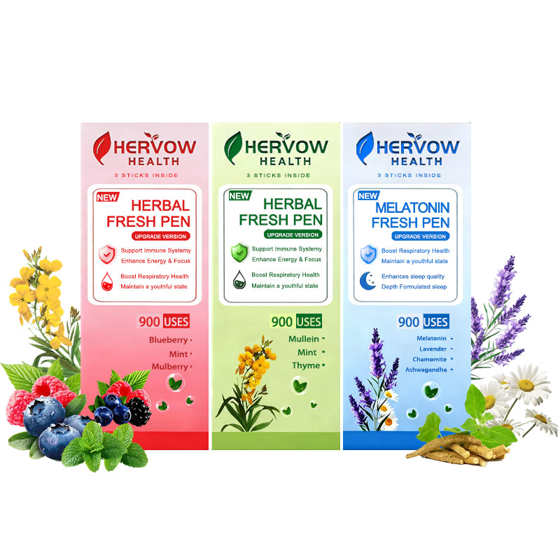 HERVOW Full Set Diffusers Blueberry Lavender Mint Aromatherapy Stick |ABlend of Blueberry, Lavender & Mint Essential Oils for aClean & Balanced Sensory Experience | Plant-Based,Portable Everyday Design