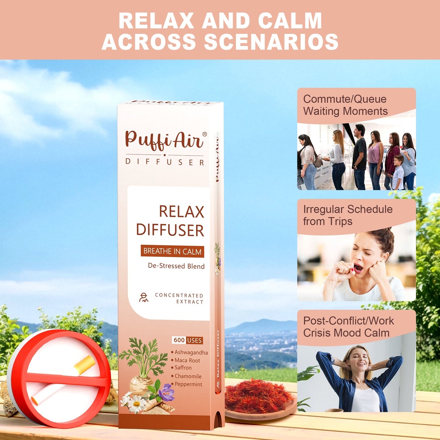 Nova Relax Herba Difuzilo - 600 Uzoj