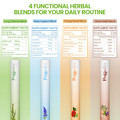 Nova Miksaĵo - Kompleta Aro de Difuziloj - 4 Aromaĵoj En 1 Skatolo