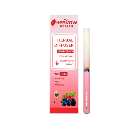 HERVOW Full Set Diffusers Blueberry Lavender Mint Aromatherapy Stick |ABlend of Blueberry, Lavender & Mint Essential Oils for aClean & Balanced Sensory Experience | Plant-Based,Portable Everyday Design