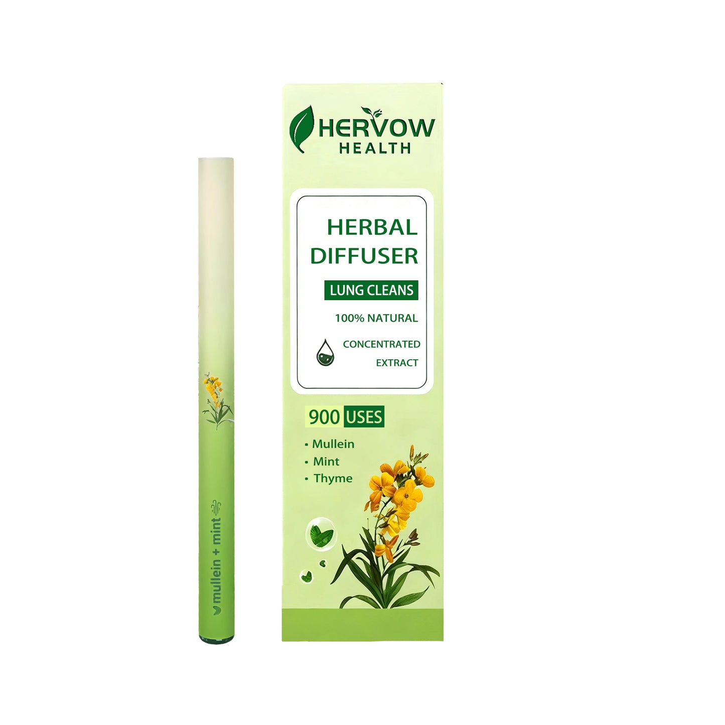 HERVOW Full Set Diffusers Blueberry Lavender Mint Aromatherapy Stick |ABlend of Blueberry, Lavender & Mint Essential Oils for aClean & Balanced Sensory Experience | Plant-Based,Portable Everyday Design